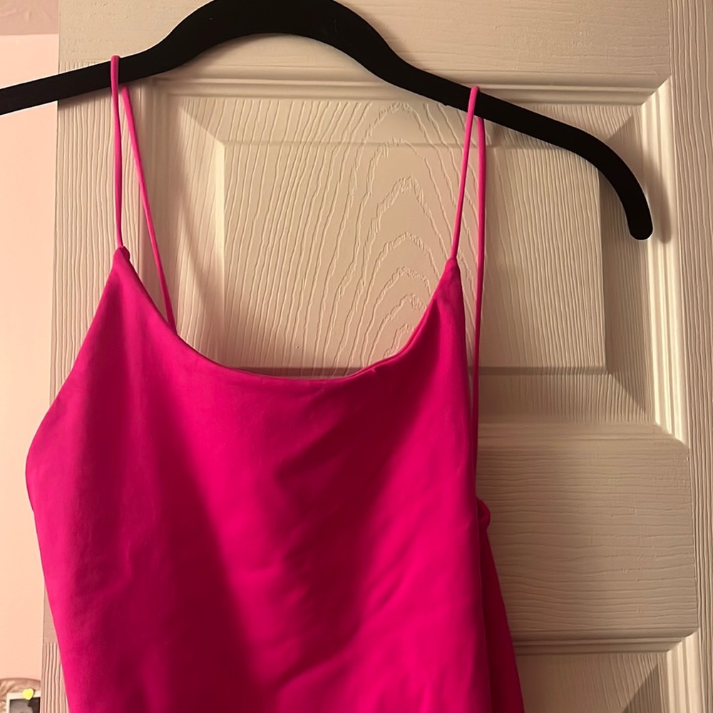 Hot pink bodysuit